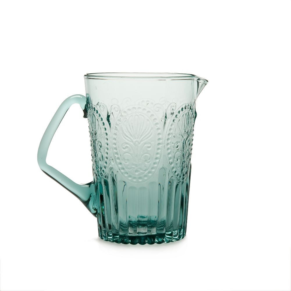Barvni kozarec za vodo Fleur de Lys 300 ml modra