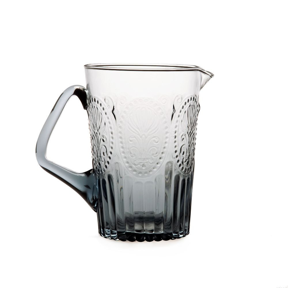 Barvni kozarec za vodo Fleur de Lys 300ml siva