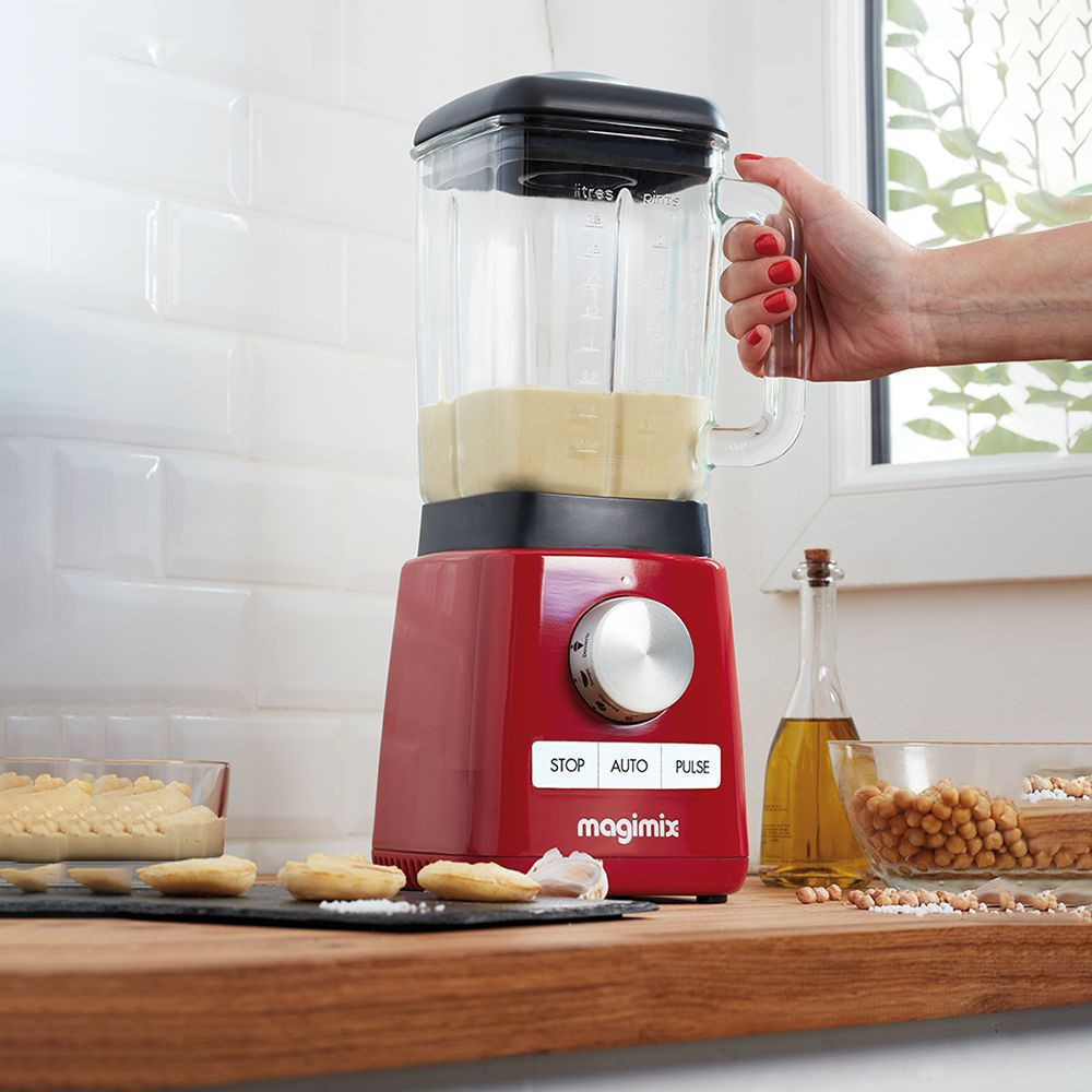 Power blender rdeč + DARILO Mini sekljalnik