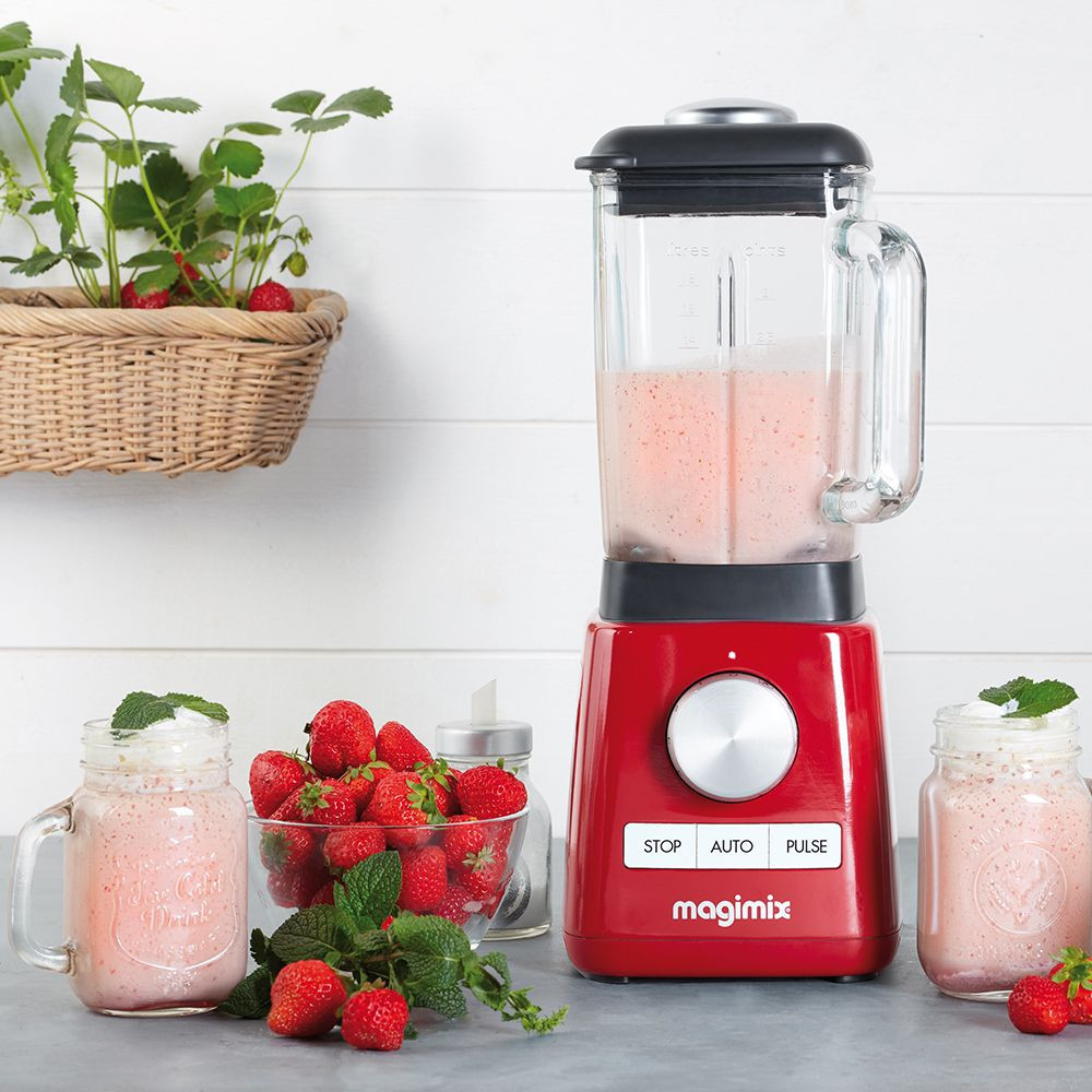 Power blender rdeč + DARILO Mini sekljalnik