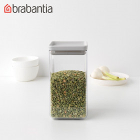 Brabantia doza za shranjevanje Tasty 1,6l svetlo siva