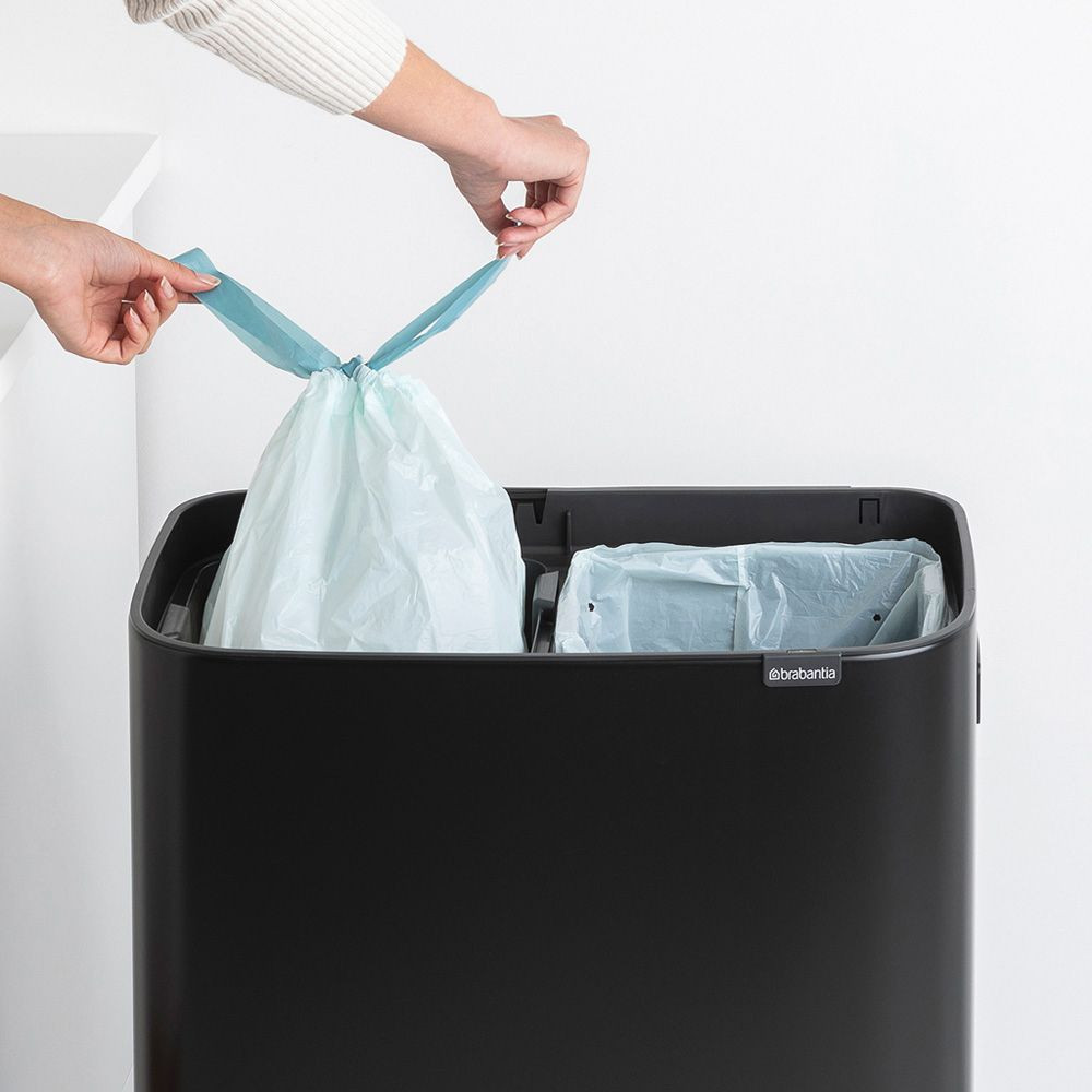 Koš za smeti Bo Touch Bin Hi, črna mat