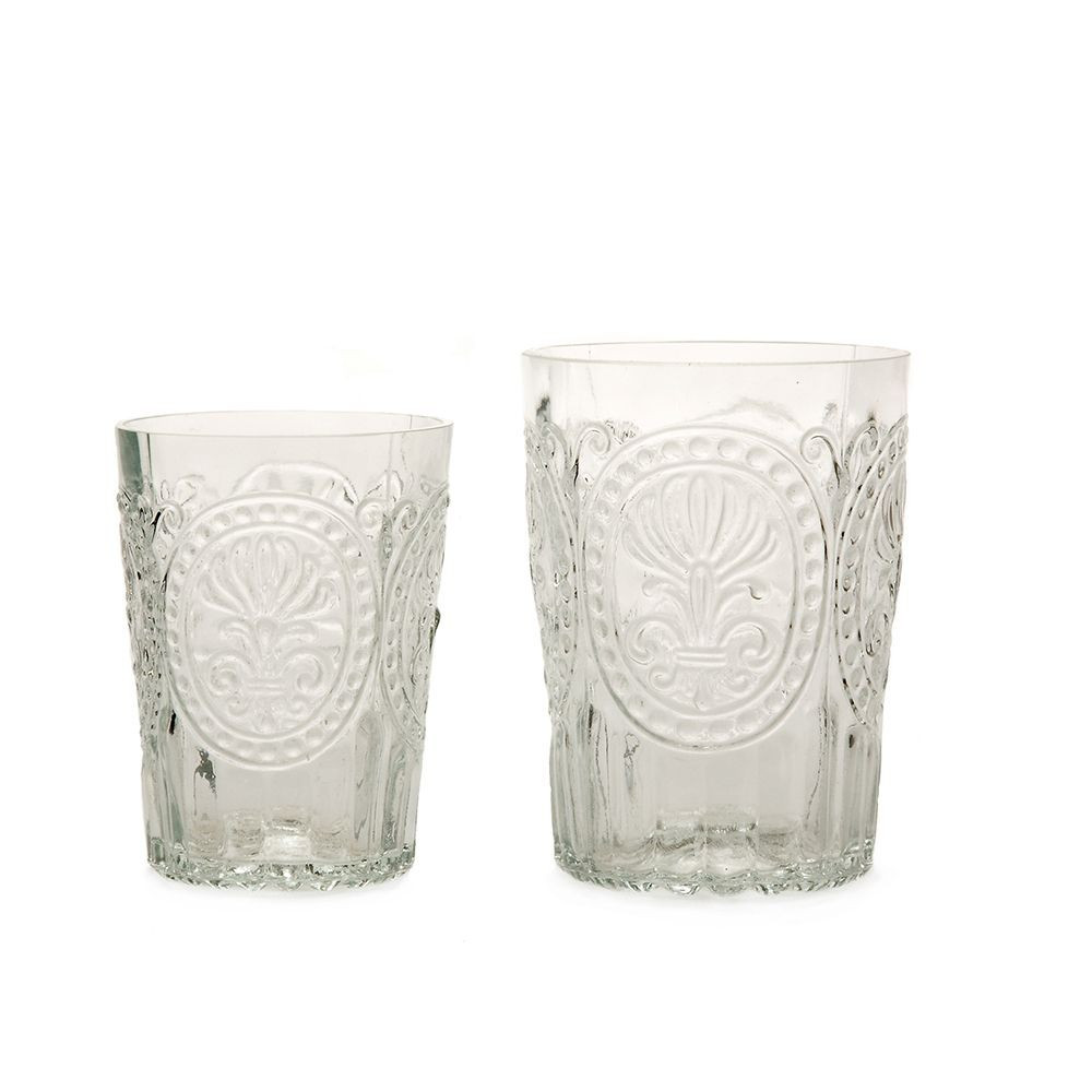 Kozarec goblet Fleur de Lys 300ml prozorna