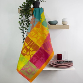 Kuhinjska krpa Garnier-Thiebaut Mugs celebration 56x77cm