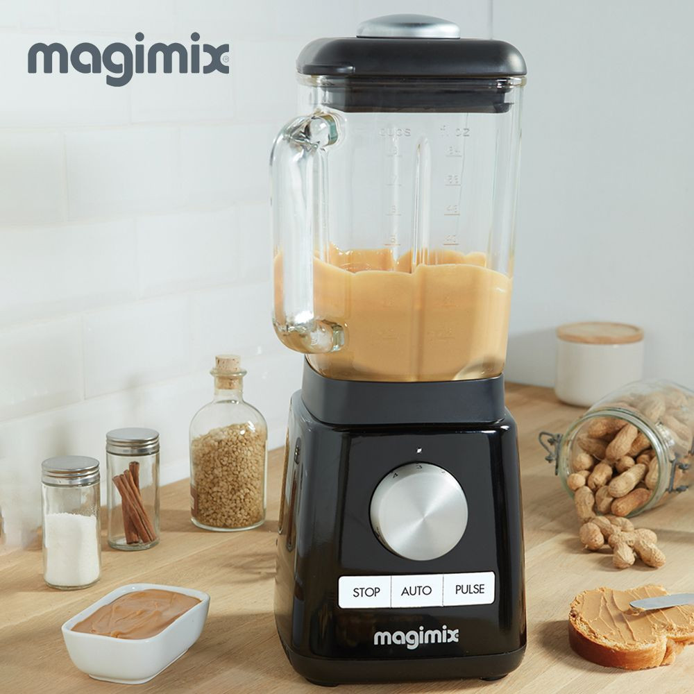 Power blender črna + DARILO Mini sekljalnik