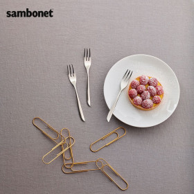 Sambonet vilice za pecivo Leaf 6 delni set