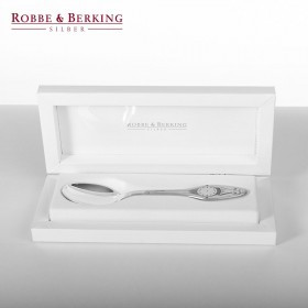 Žlička za krst, posrebrena, deklica